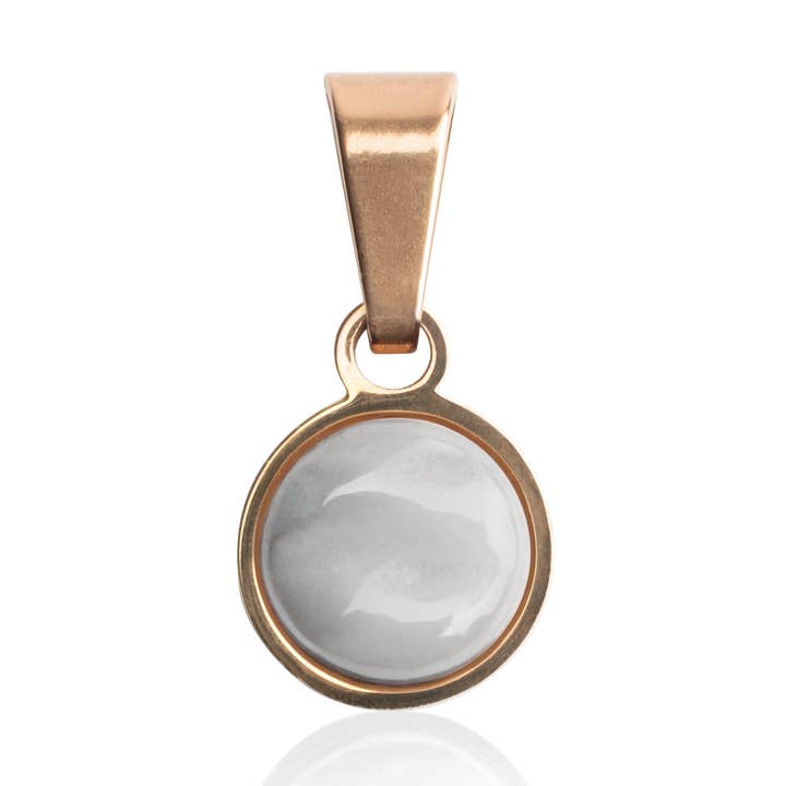 Halsband hänge • roséguld/grafitgrå för wholesale av ALEXASCHA