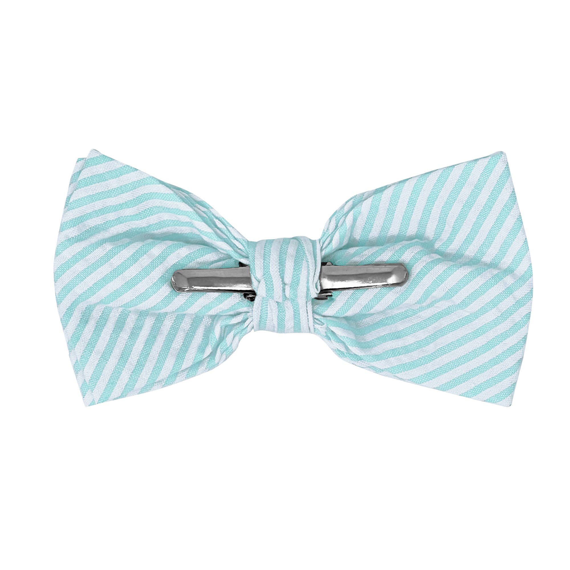 Jacob Alexander - Wholesale Bow Tie - Men's - Men's Seersucker Striped Bow Tie53
