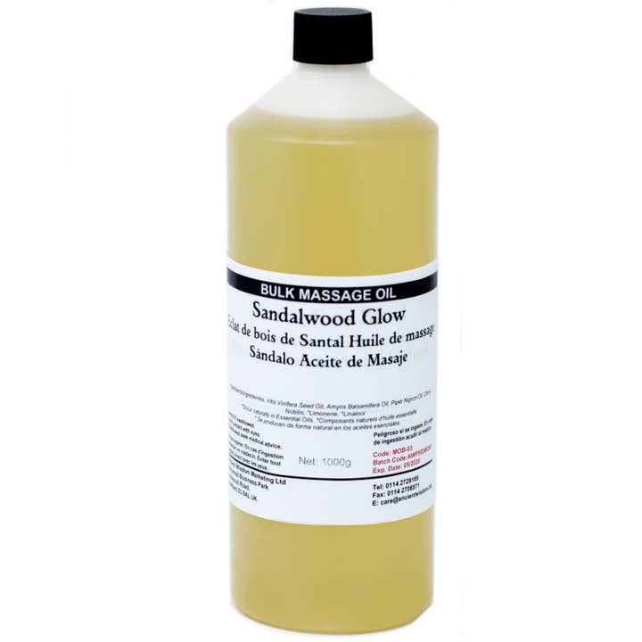 ''Radiant Skin'' Massage Oil / Bath Oil1L for wholesale by AW Aromatics Limited