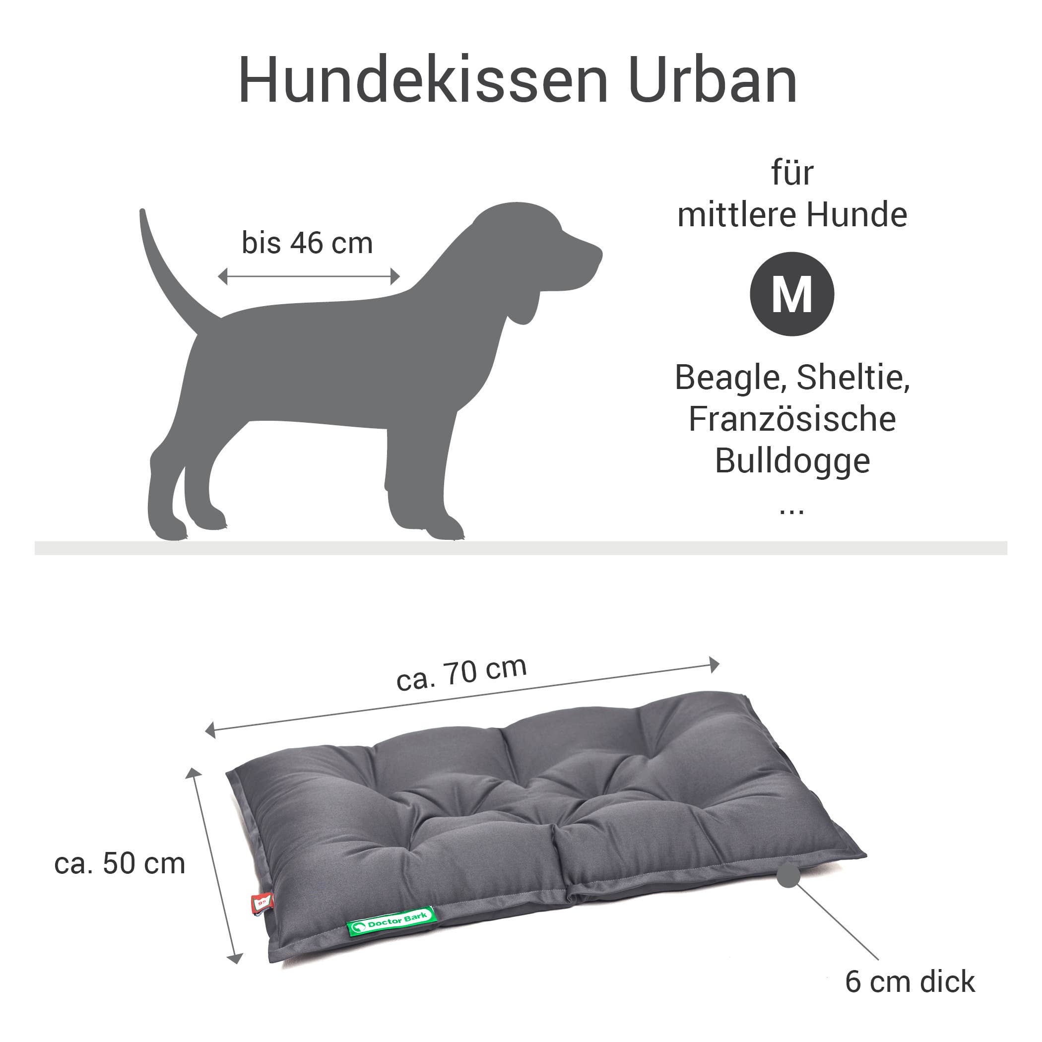 Doctor Bark - Wholesale Pet Bed - Dog - Doctor Bark Country cushion gray7