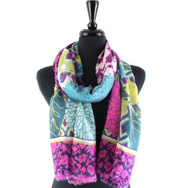 Pretty Persuasions - Wholesale Scarf - Women's - S23046 Montego View Lightweight Scarf11