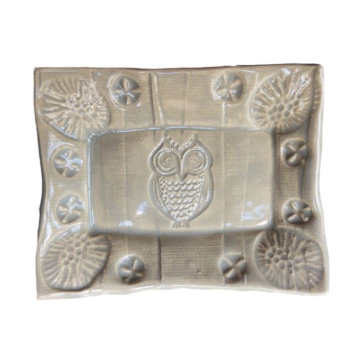 Small Tray - Owl for wholesale by Lorraine Oerth Co.