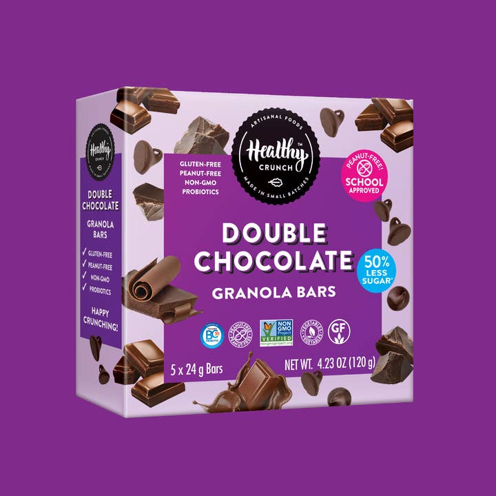 Healthy Crunch – wholesale Snacksbar – Dubbel choklad granola barer