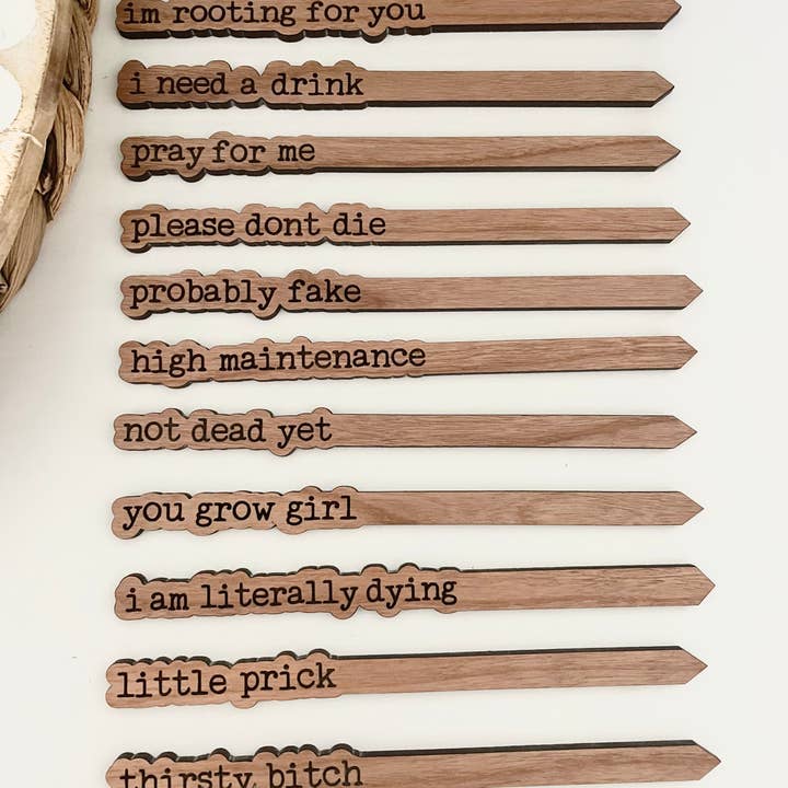 Dogwood and Dust - Wholesale Garden/Lawn Stake - Punny Plant Stakes/ Funny Plant Markers1