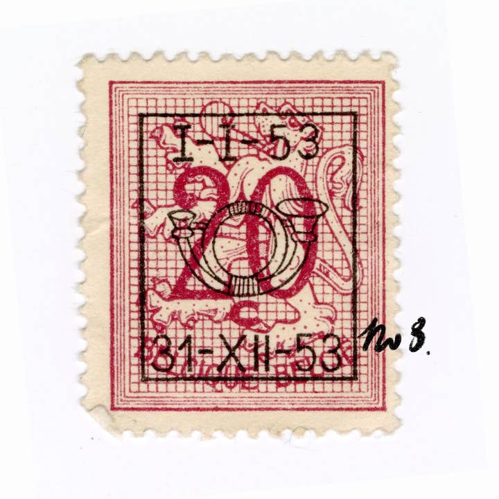 No 8. Postage Stamp Memento Print for wholesale by Wish You Were Here, Dear