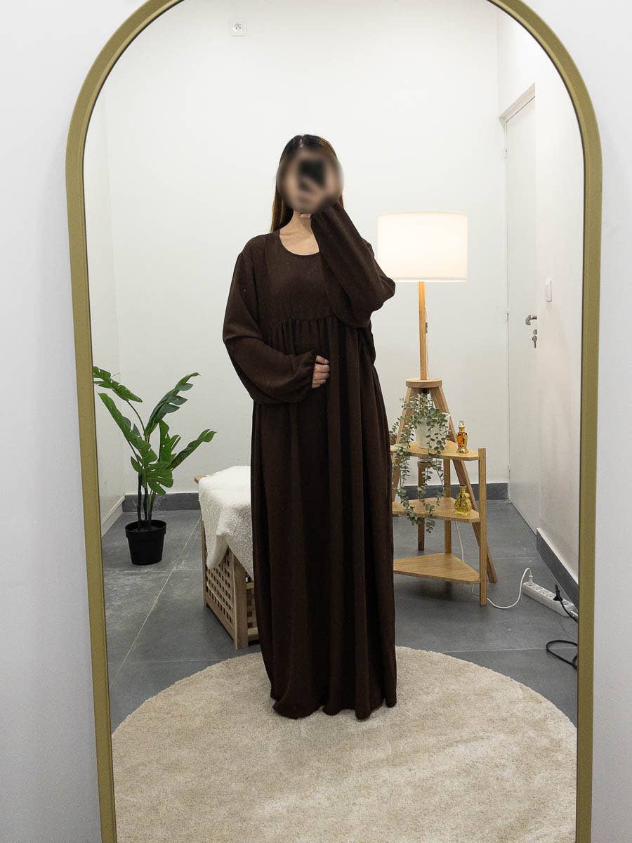 IDEAL OUTFIT - Wholesale Kaftan - Dames - 2-delige khimar en abaya set in jazzstijl ref:e2326+2501jazz11