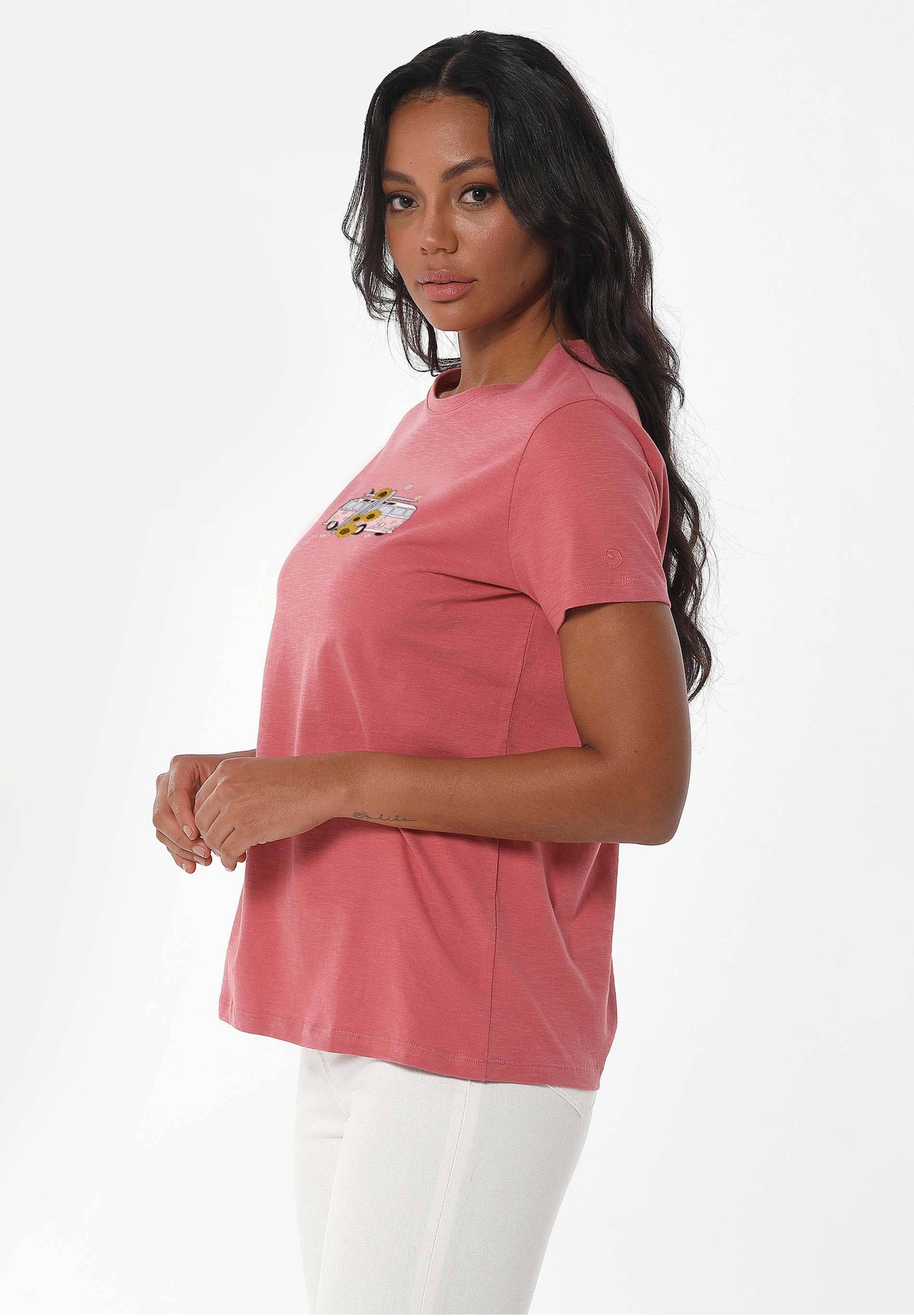 ORGANICATION - Wholesale Knit Top - Women's - T-Shirt aus Bio-Baumwolle mit Print2