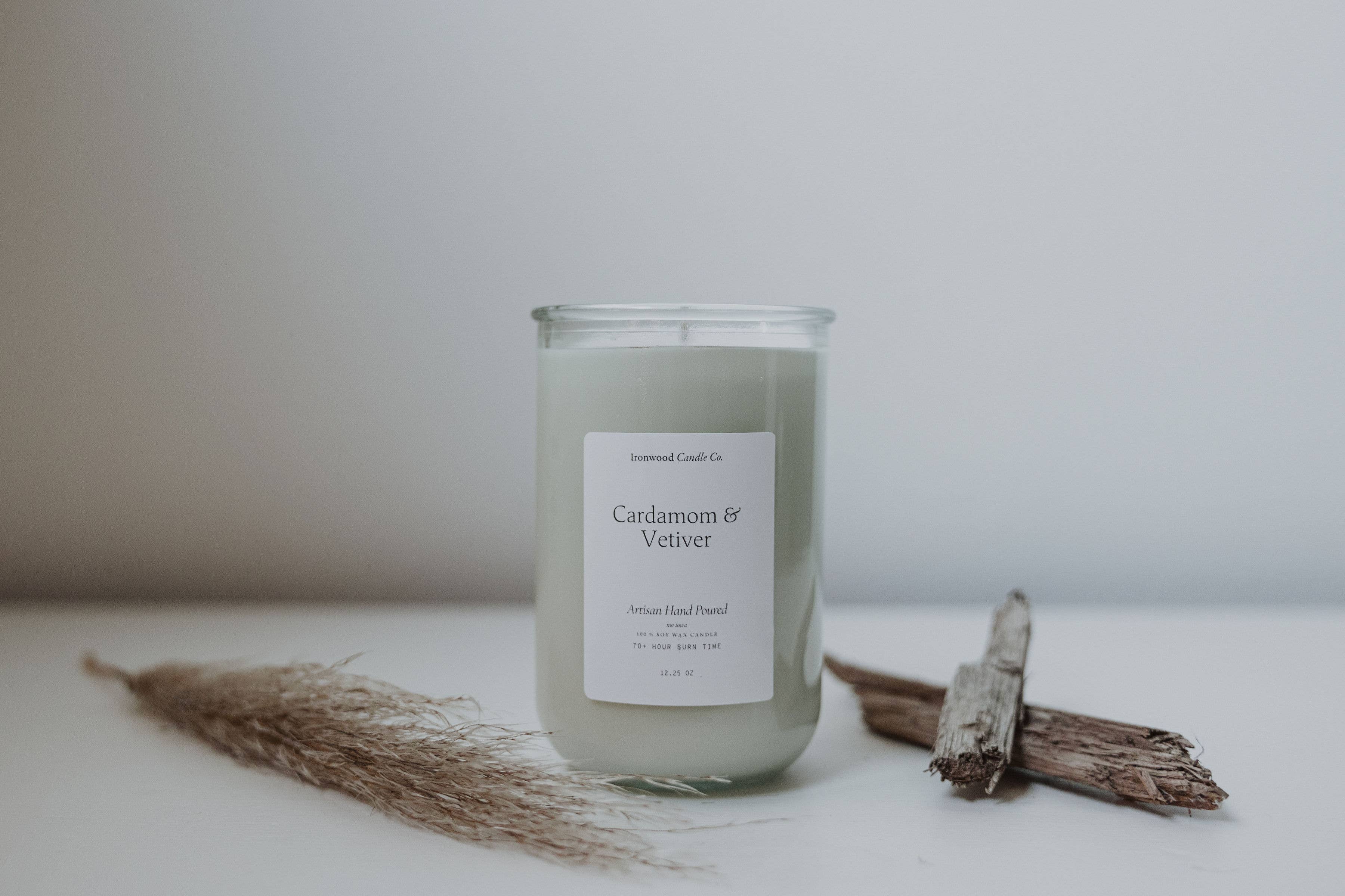 Ironwood Candle Co. - Wholesale Jar/Filled Candle - CARDAMOM & VETIVER SOY CANDLES11