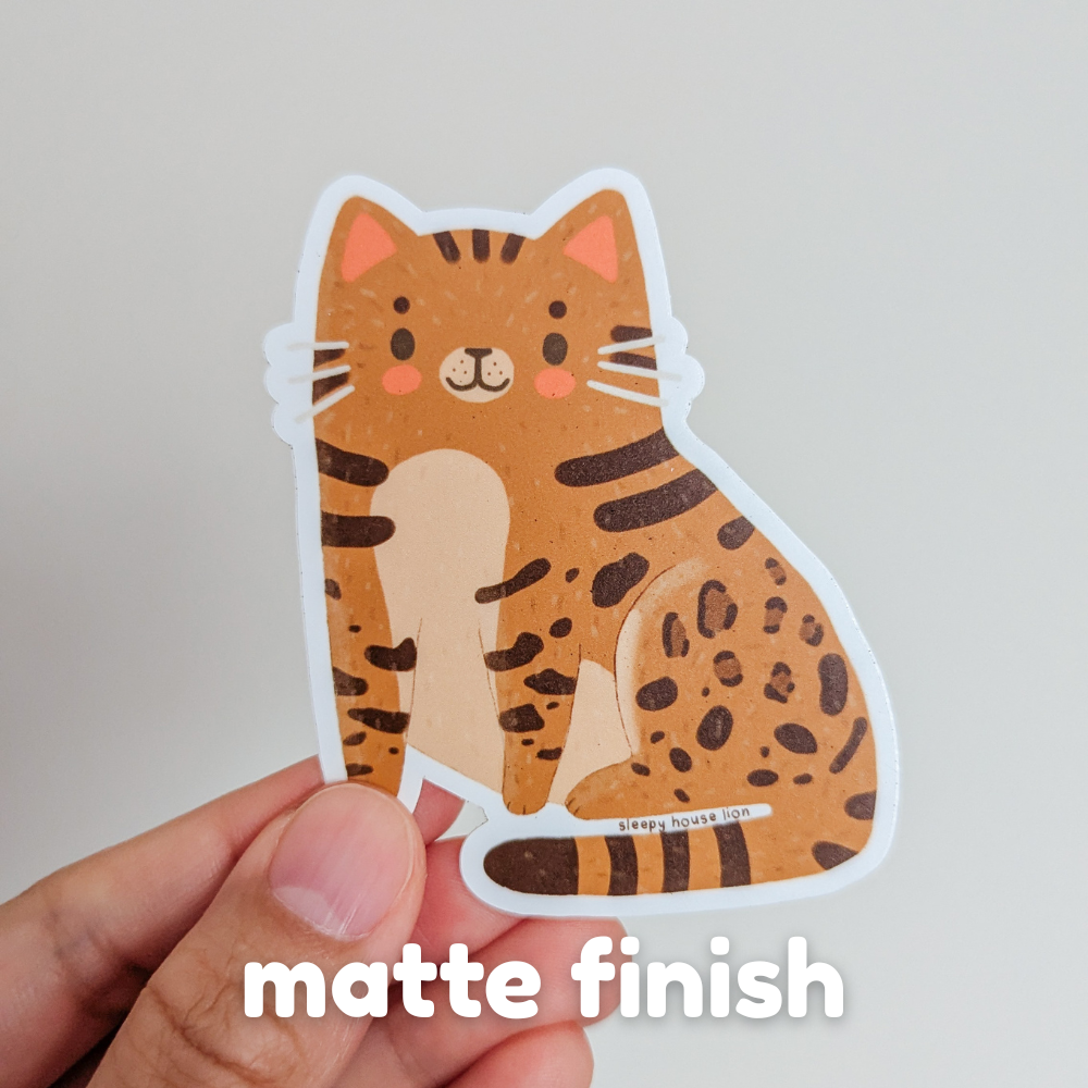 Sleepy House Lion - Wholesale Sticker - Happy Snowman Vinyl Sticker2