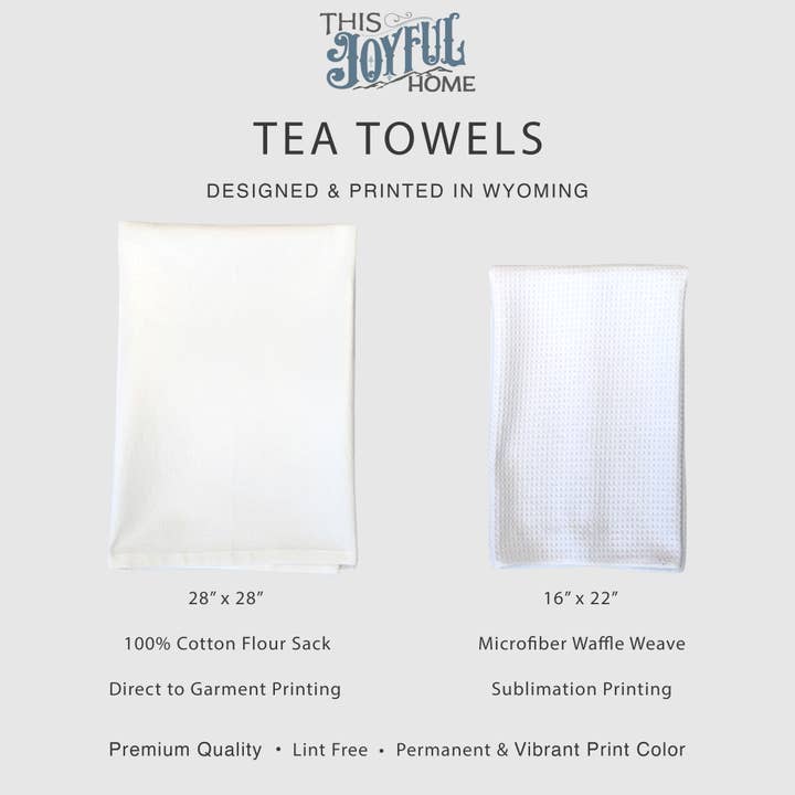 This Joyful Home - Wholesale Tea Towel - Wyoming Indian Paintbrush Tea Towel4
