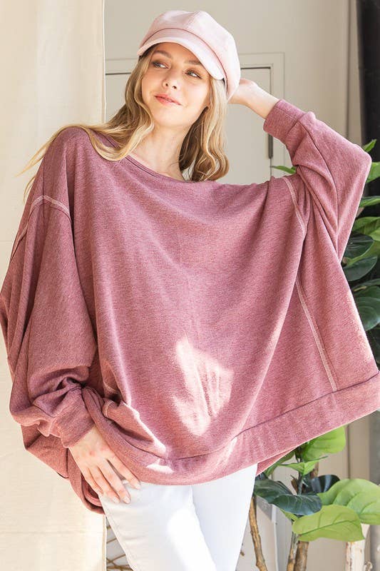 JADE BY JANE - Wholesale Tunic - Women's - OVERSIZE TUNIC WITH SCRUNCHED BACK7