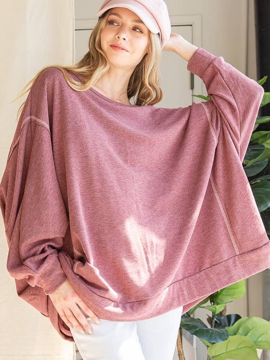JADE BY JANE - Wholesale Tunic - Women's - OVERSIZE TUNIC WITH SCRUNCHED BACK7
