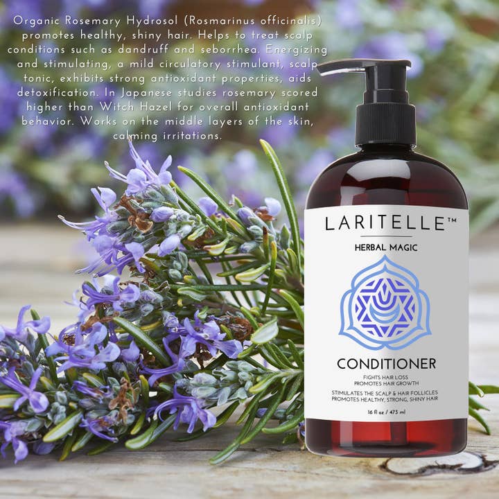 LARITELLE - Vendita all'ingrosso Balsamo per capelli - Balsamo organico non profumato Laritelle Herbal Magic 16 oz