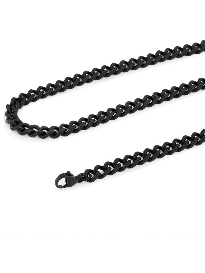 Fibra Chain Matte Black - 6mm for wholesale by Blackskies