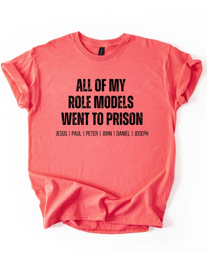 Alle meine Vorbilder gingen ins Gefängnis T-Shirt für den Großhandel von Poppy & Aster