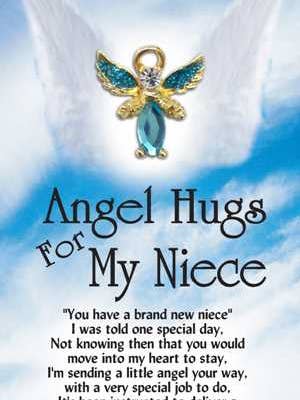 1055 Angel Hugs For My Niece for wholesale by Thoughtful Little Angels