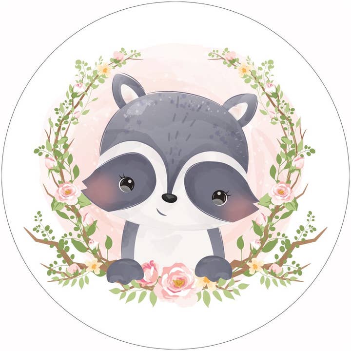 Fond D'écran Cercle - Mignon Raton laveur pour la vente par Kids-ware Lifestyle