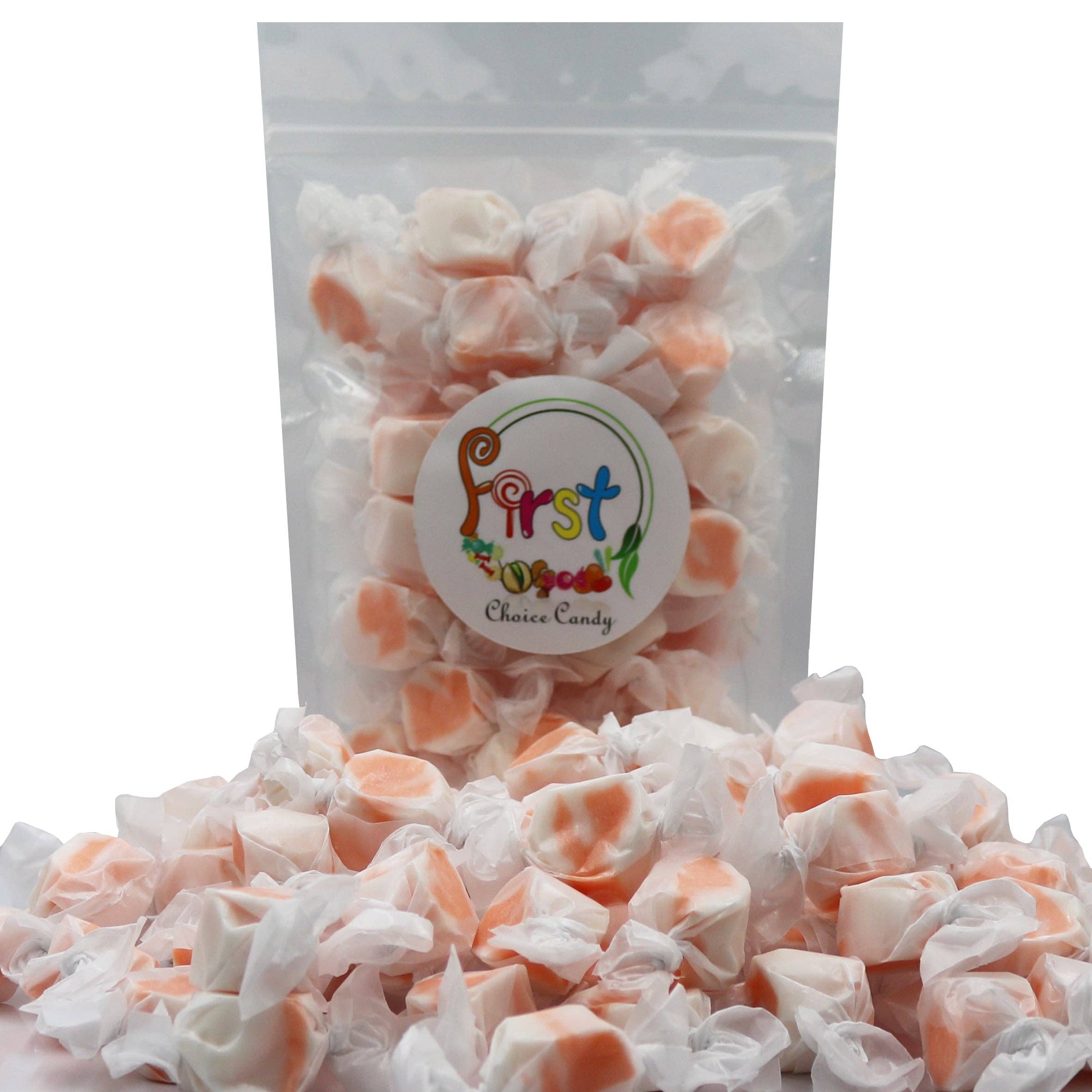 First Choice Candy - Wholesale Taffy - PEACHES & CREAM SALT WATER TAFFY1
