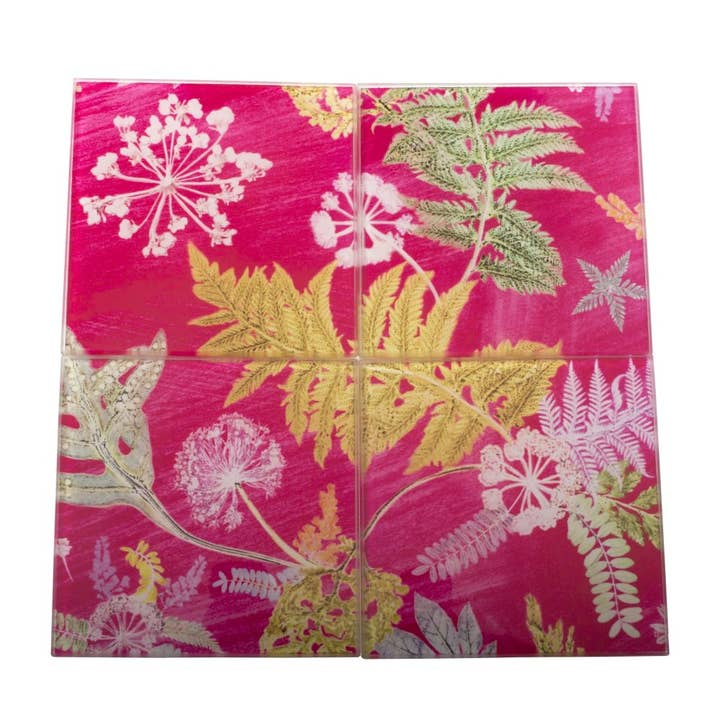 Now That's Something - Hot Pink | Green & Pink Set of Glass for wholesale by Gillian Arnold