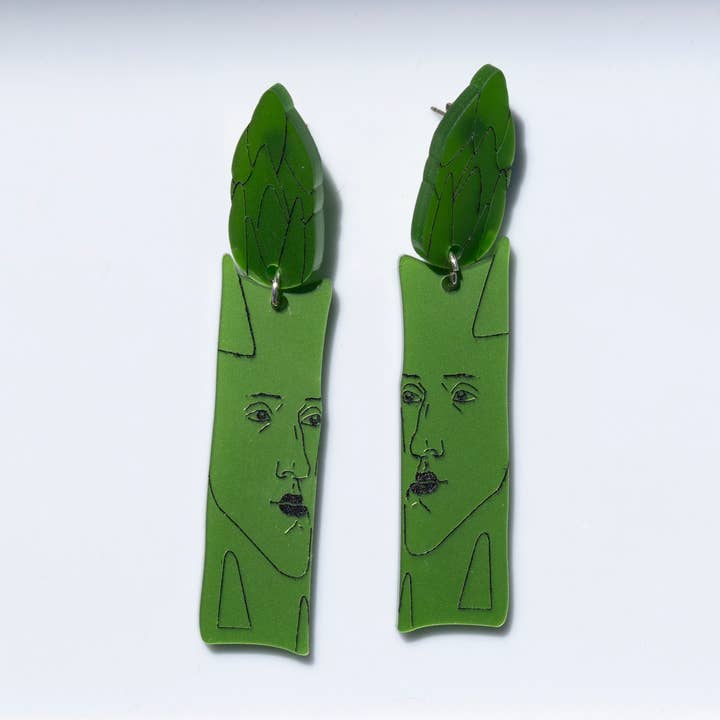 Darling Marcelle - Wholesale Dangle Earrings - Asparagus Earrings0