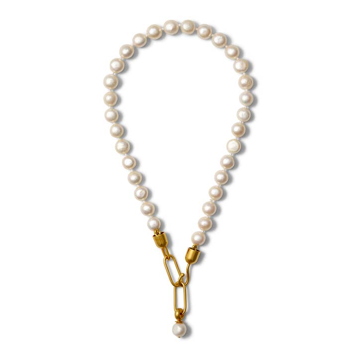 CC & Co by Catherine Canino - Wholesale Beaded/Pearl Necklace - Paper Clip Pearls