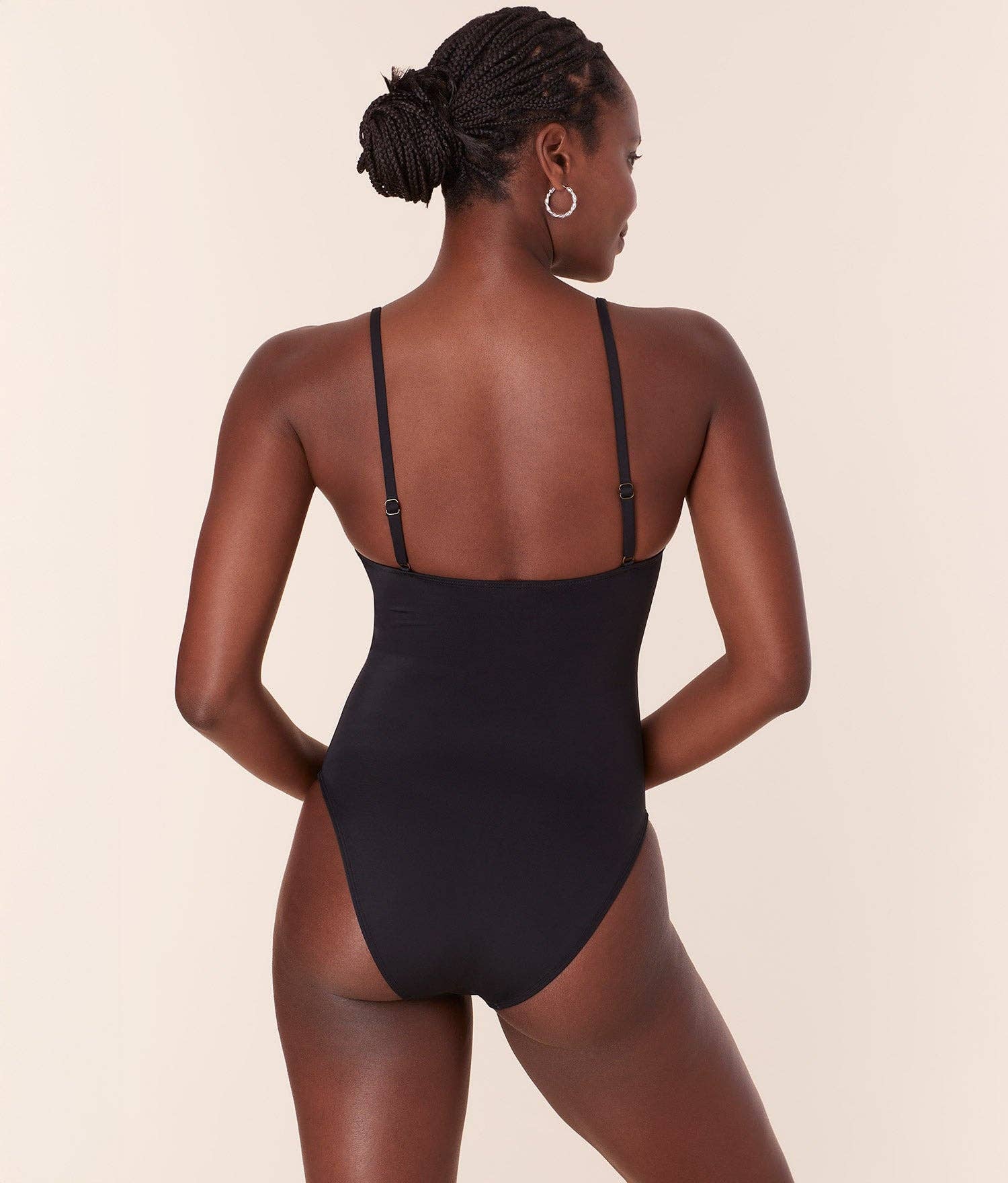 Andie Swim - Wholesale One Piece Swimsuit - Women's - The Amalfi One Piece - Eco Nylon - Black - Classic3