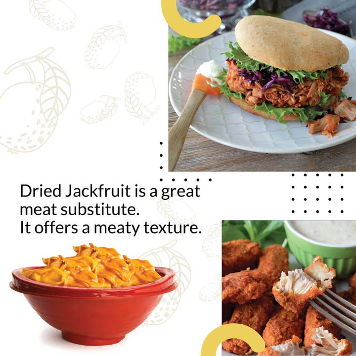 Akshit - Wholesale Dried/Dehydrated Fruit - Dried Jackfruit Slices, Healthy Dried Fruit Snack