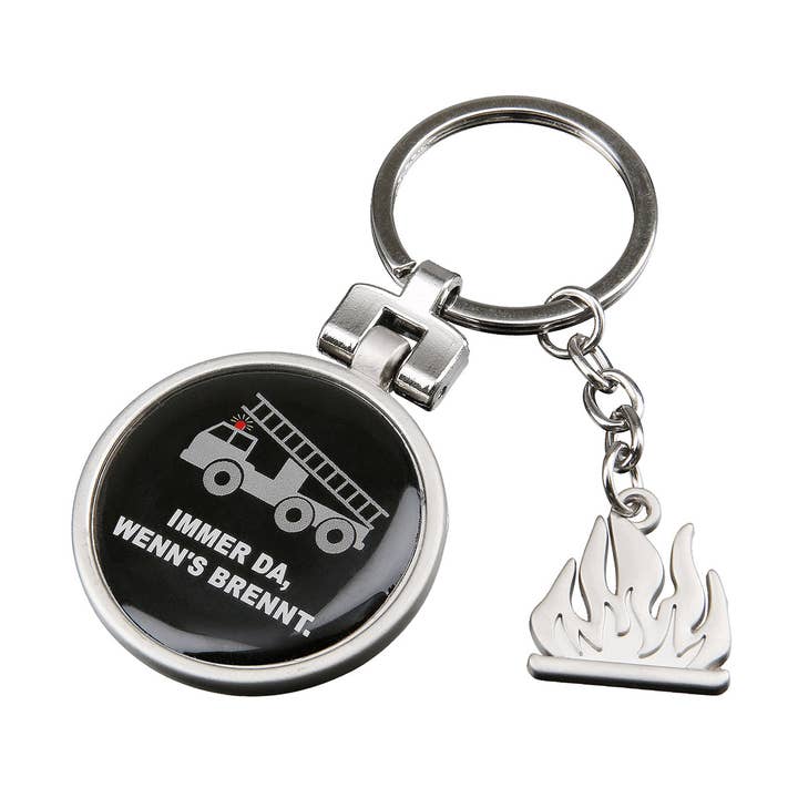 Gilde Handwerk Macrander GmbH & Co. KG - Venta al por mayor Llavero - Unisex - Llavero «Departamento de Bomberos»0