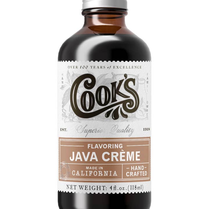 Cook Flavoring Company - Wholesale Vanilla/Fruit Extract - Natural Java Crème Flavoring