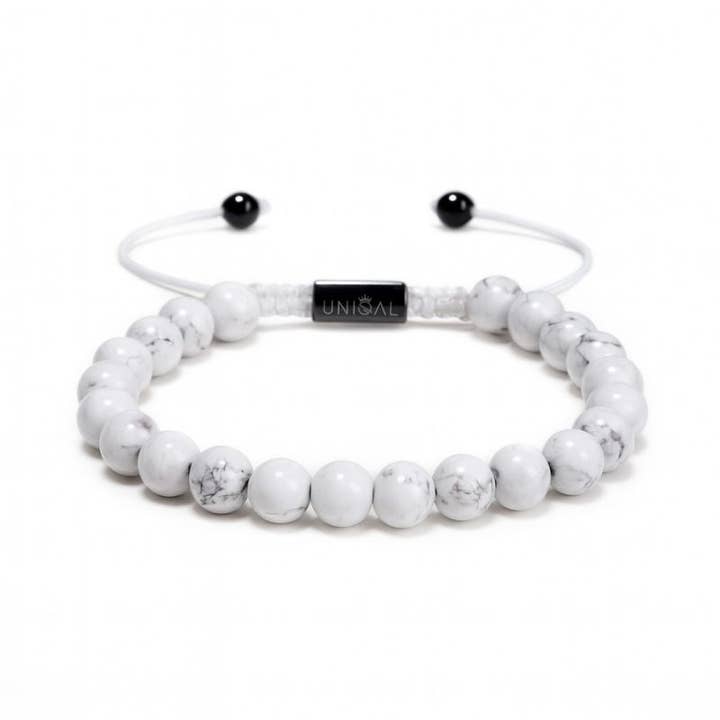 PERLENARMBAND HOWLITH PERLEN 8MM für den Großhandel von Uniqal.de