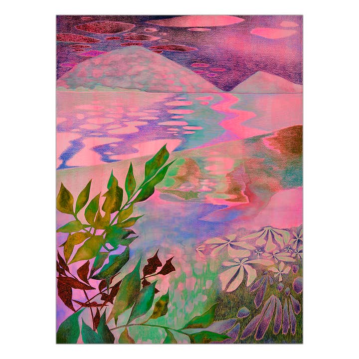 Kunstdruck "Wasserlektionen" für den Großhandel von Emily Kepulis Studio