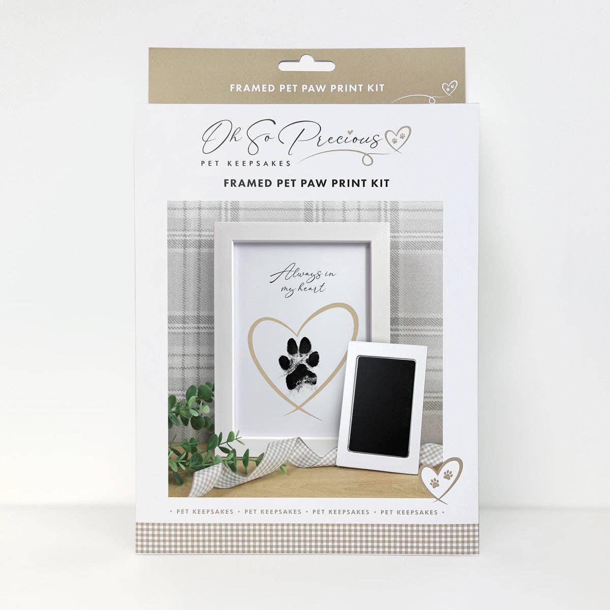 The Lovely Gift Group - Wholesale Picture Frame - Framed Pet Paw Print Keepsake With Ink Kit4