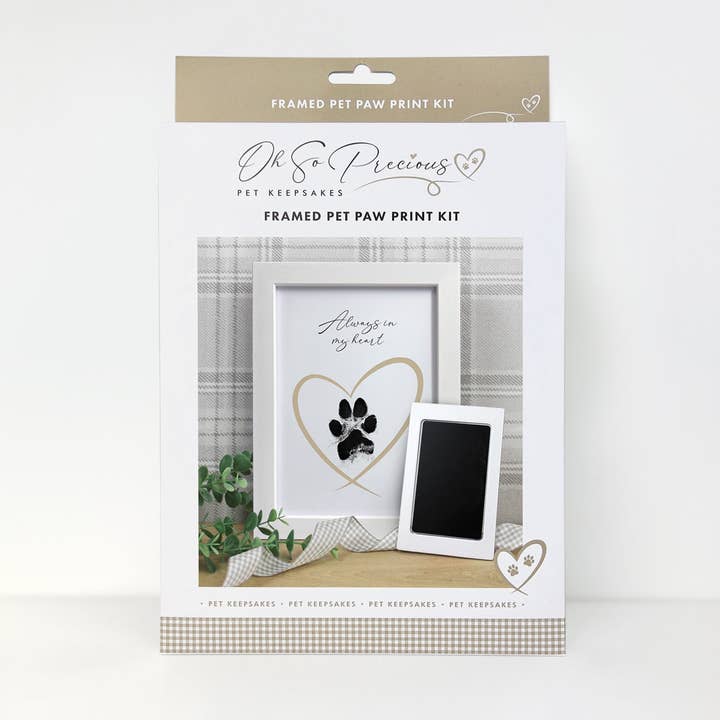 The Lovely Gift Group - Vendita all'ingrosso Cornice portafoto - Ricordo incorniciato a forma di zampa di animale domestico con kit di inchiostro4