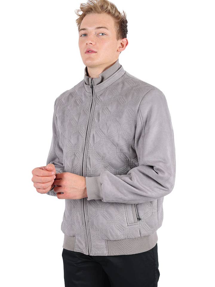 Men's Velvet Warm Bomber Varsity Jacket 3BH85 for wholesale by BARABAS