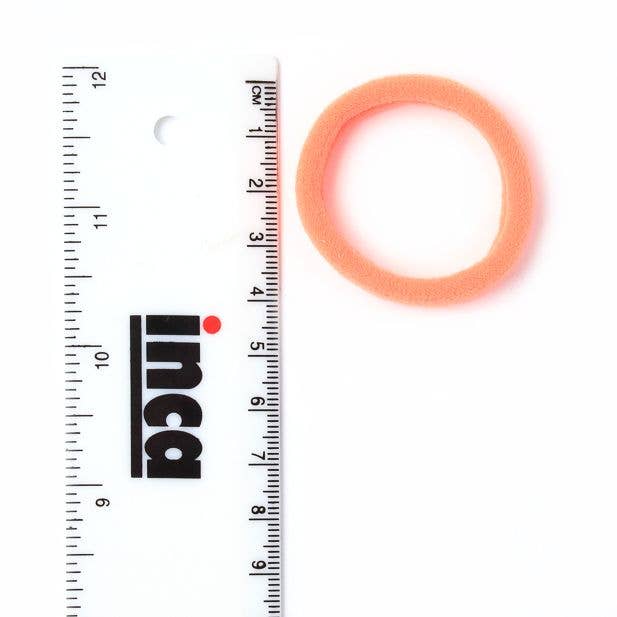 Inca UK – wholesale Hair tie – Jersey Elastics - Neon Mix - Card of 6 - 8mm Thick3