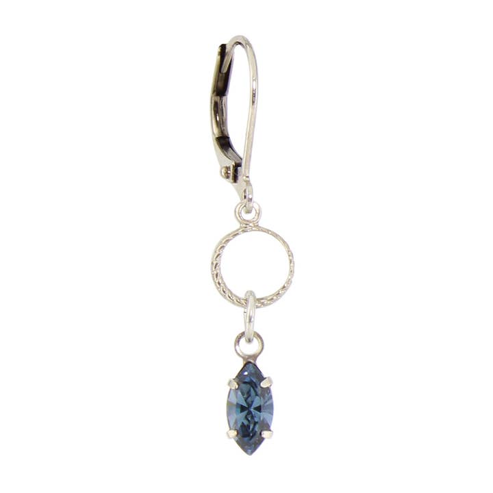 Crystal Navette Dangle Earring for wholesale by Baked Beads
