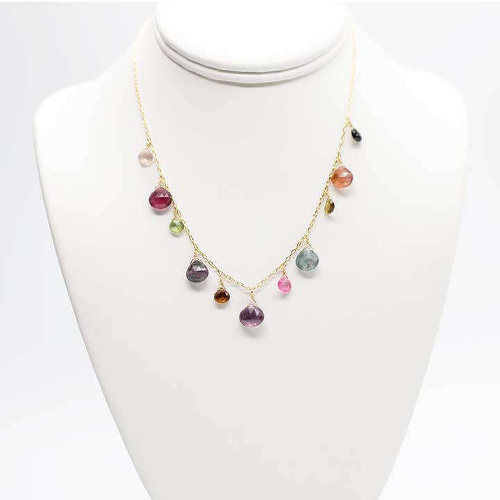 Tourmaline Charm Necklace for wholesale by Susan Roberts Jewelry
