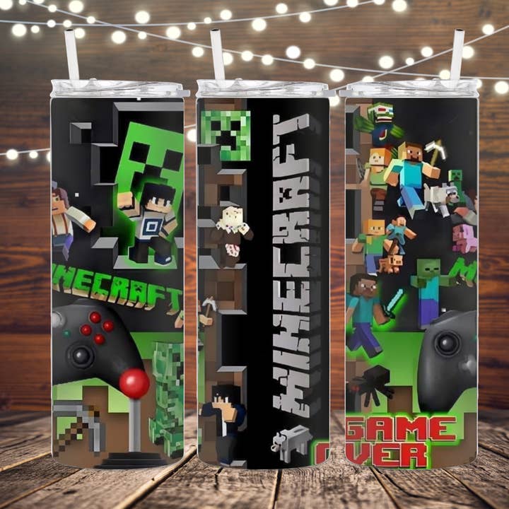 Block Game Tumbler for wholesale by K. I. Designs