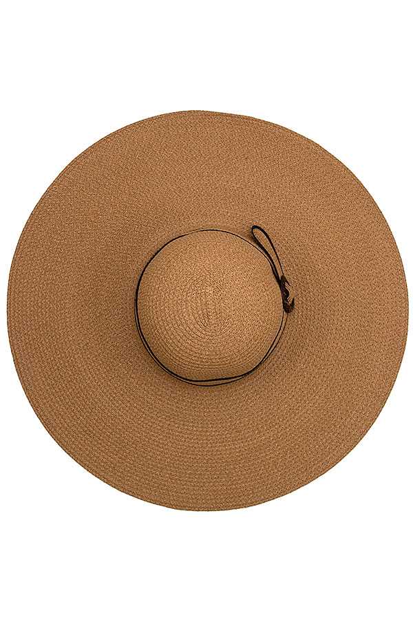 anbfashion – wholesale Stråhatt – Dam – MODE HALM ACETAT RING ACCENT SOLHATT 8494