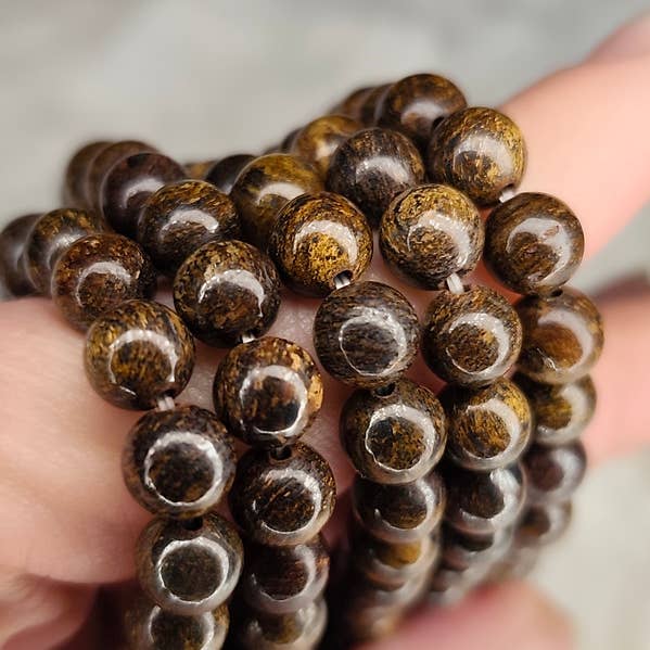 6 mm Bronzite Bracelet for wholesale by Con Le Stelle