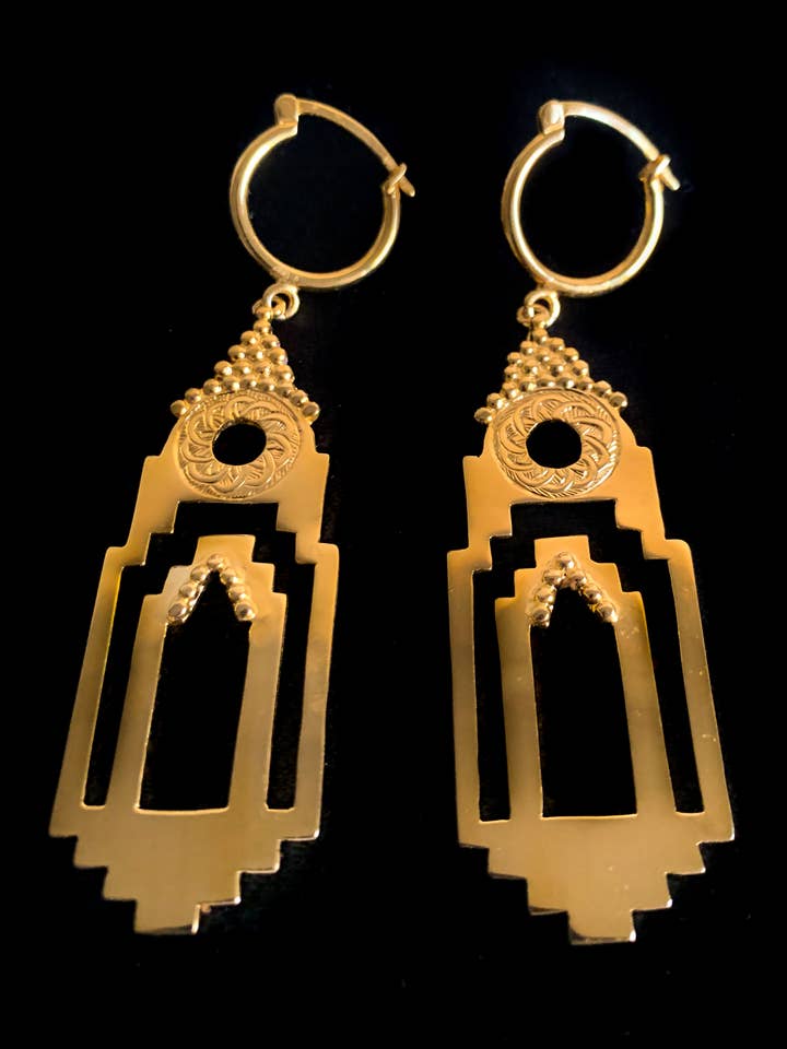 Magica Cattedrale Earrings Gold-plate for wholesale by SHE ARCHIVES