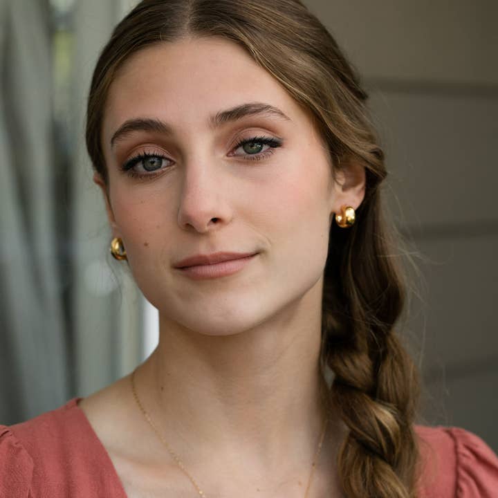 Amano Studio - Wholesale Huggie Earrings - Demure Huggie Hoop Earrings2