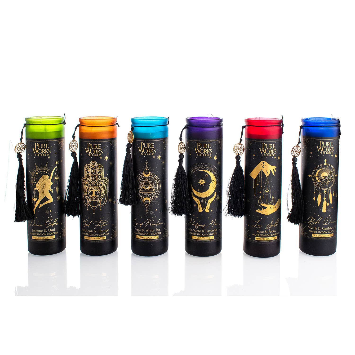 R. Expo/Song of India - Wholesale Votive Candle - Esoteric- Divine Goddess Tall Candle2