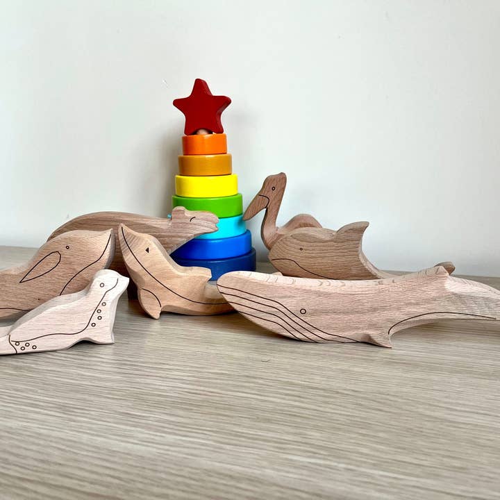 kidodido – Großhandel Holzspielzeug – Kinder – Spielzeug aus Holz, Meerestiere aus Holz, Tiere aus Holz7