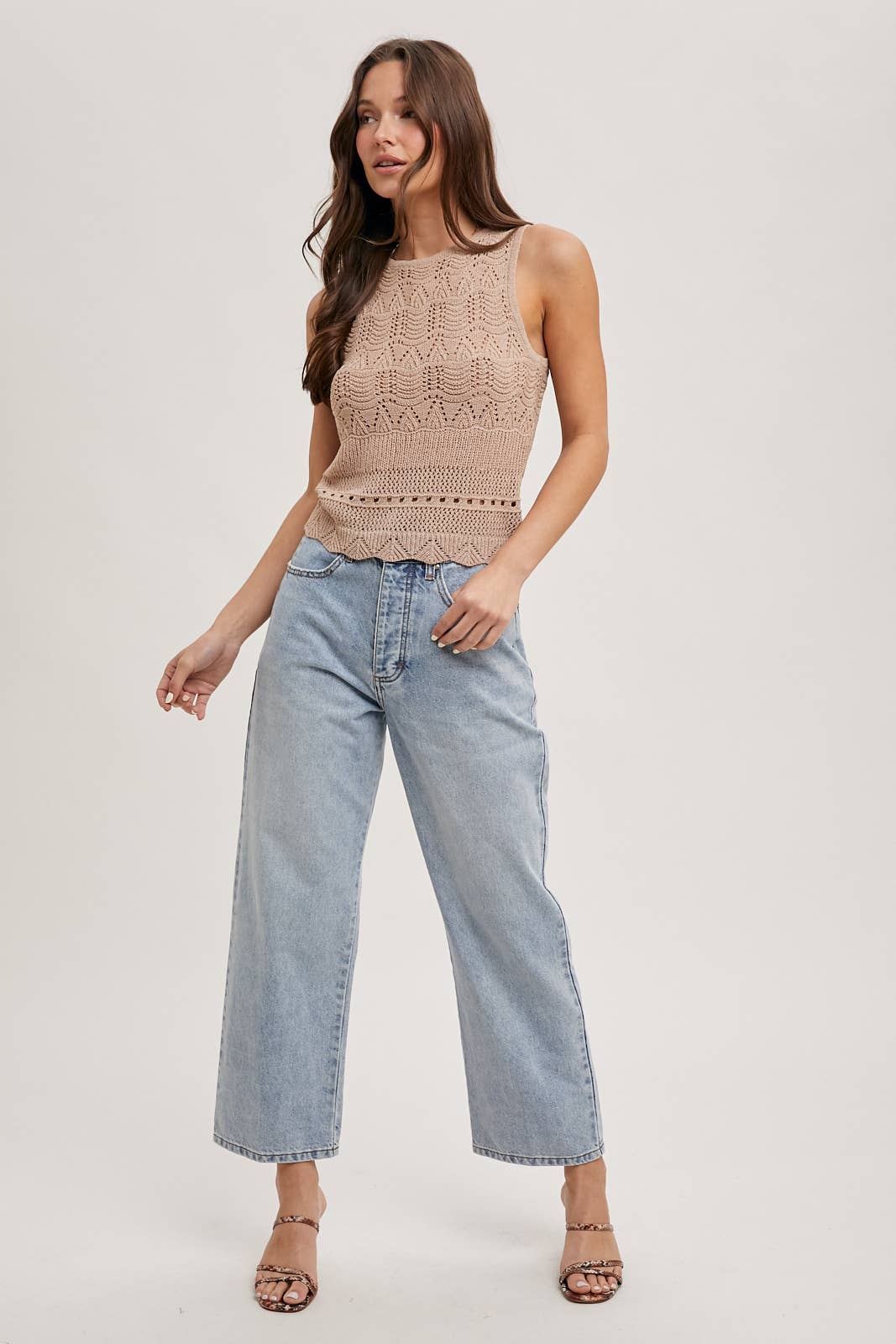 Bluivy - Wholesale Knit Top - Women's - OPEN KNIT SLEEVELESS TOP9