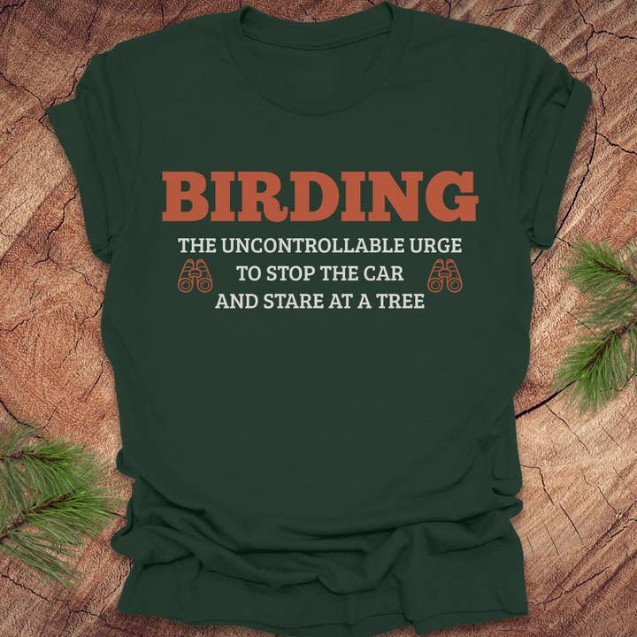 Birding Definition Tee for wholesale by Wandering Owl Adventure Co.