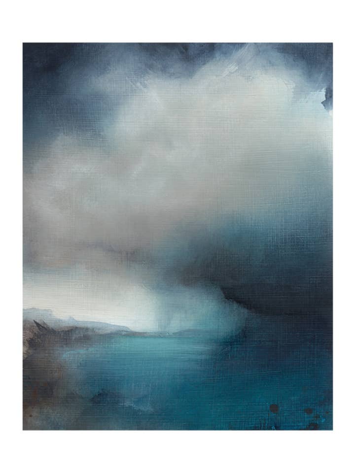 Tempête en mer - Tirage artistique pour la vente par Crayon Chick Studio
