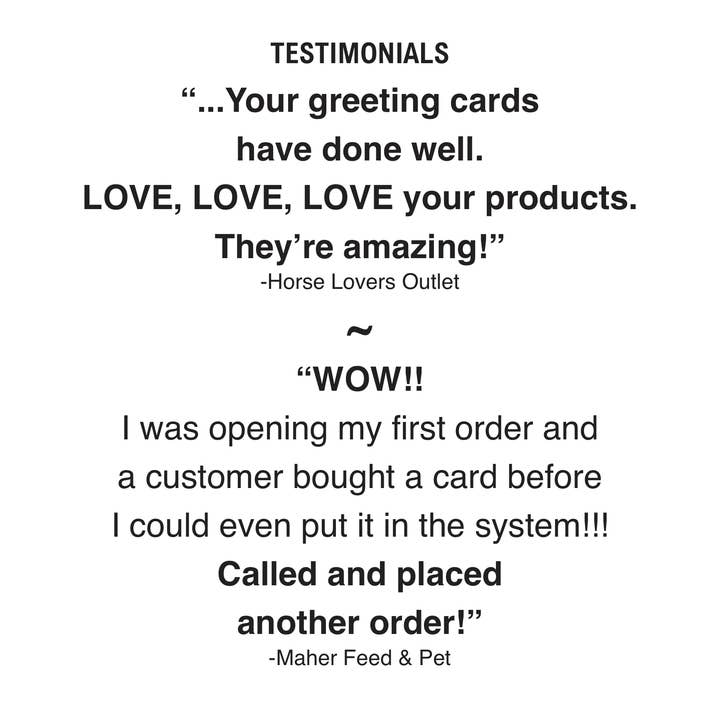 Horse Hollow Press / Pretty, Funny, Snarky Cards & Stickers - Wholesale Birthday Card - Horse Greeting Birthday Card / You're Now Being Judged / Fun2