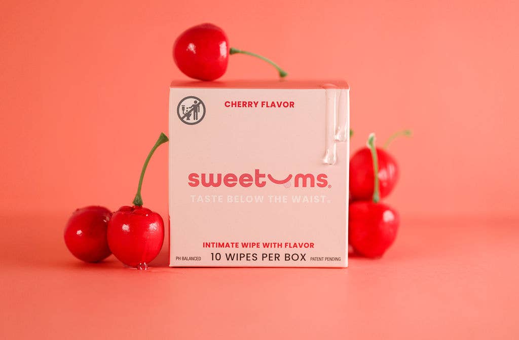 Sweetums – wholesale Intimrengöring/wipes – Körsbärssmakade Intima Feminina Våtservetter Vaxning Sexig10