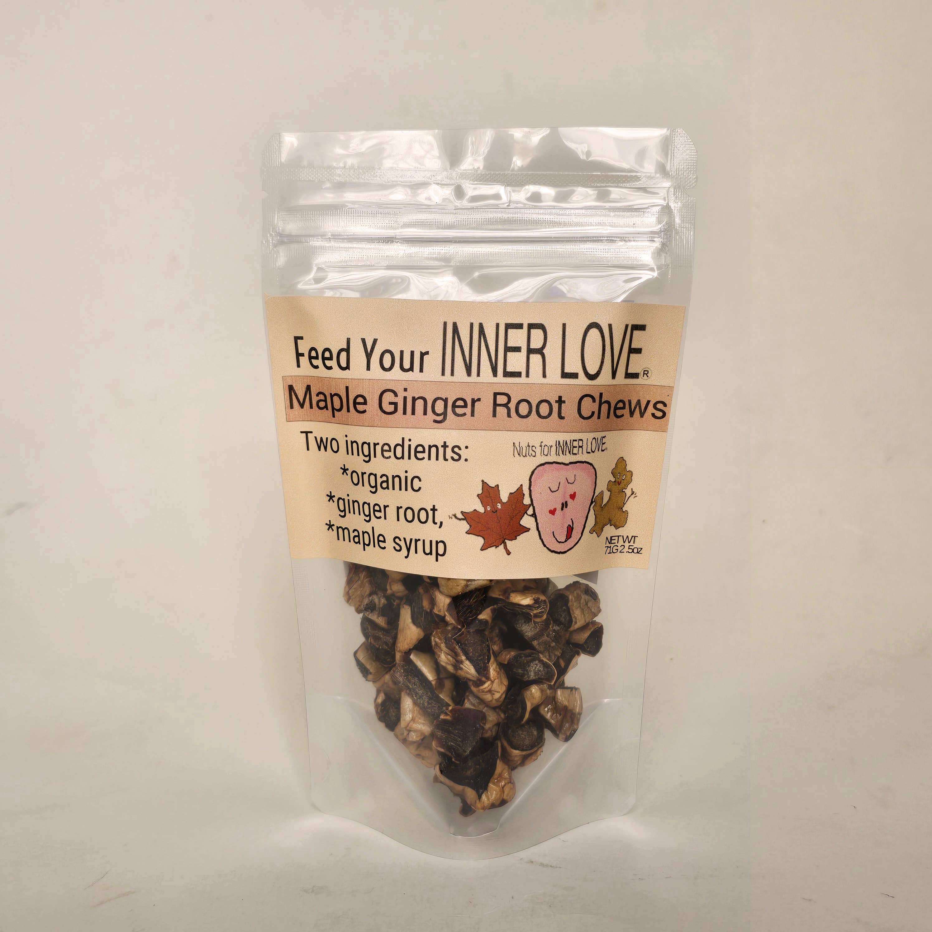 Nuts for INNER LOVE - Wholesale Dried/Dehydrated Fruit - Maple Ginger Root Chews1